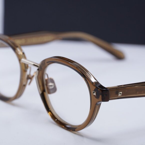 Valentino V-ESSENTIAL-IV VLX-132D AF Round Eyeglasses 46mm - Transparent Brown - Picture 8 of 11